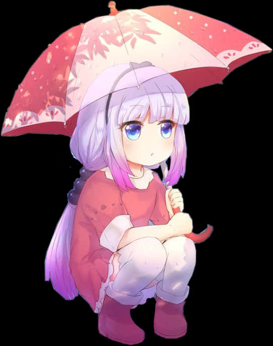 Anime Girl With Umbrella