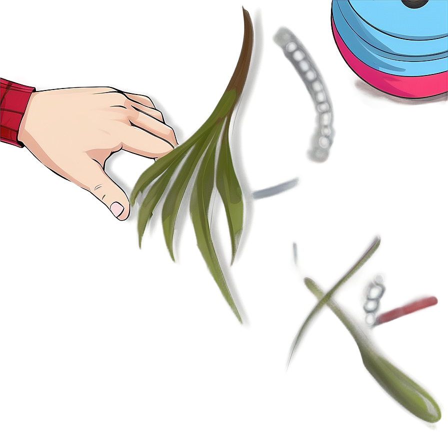 Anime Hand Drawing Png 9