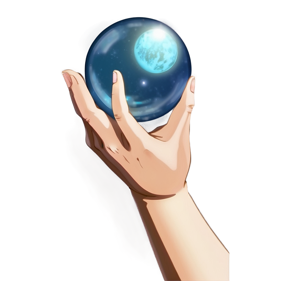 Anime Hand With Orb Png Ucd