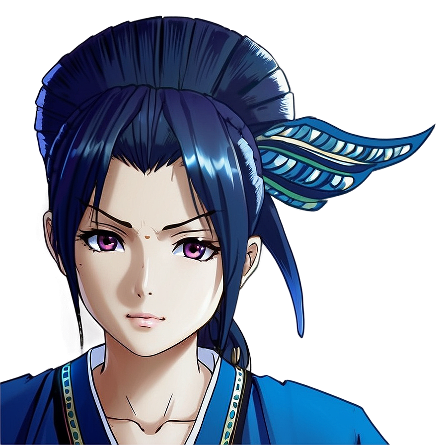 Anime Head In Traditional Clothing Png Hpw