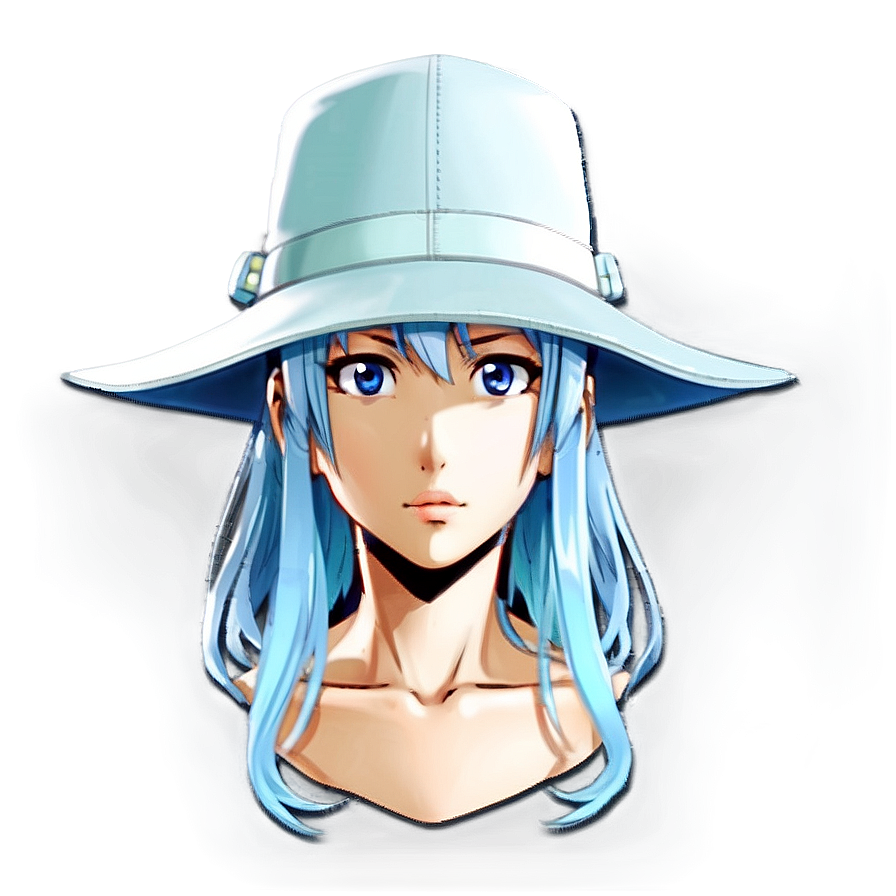 Anime Head With Hat Png Qgj85