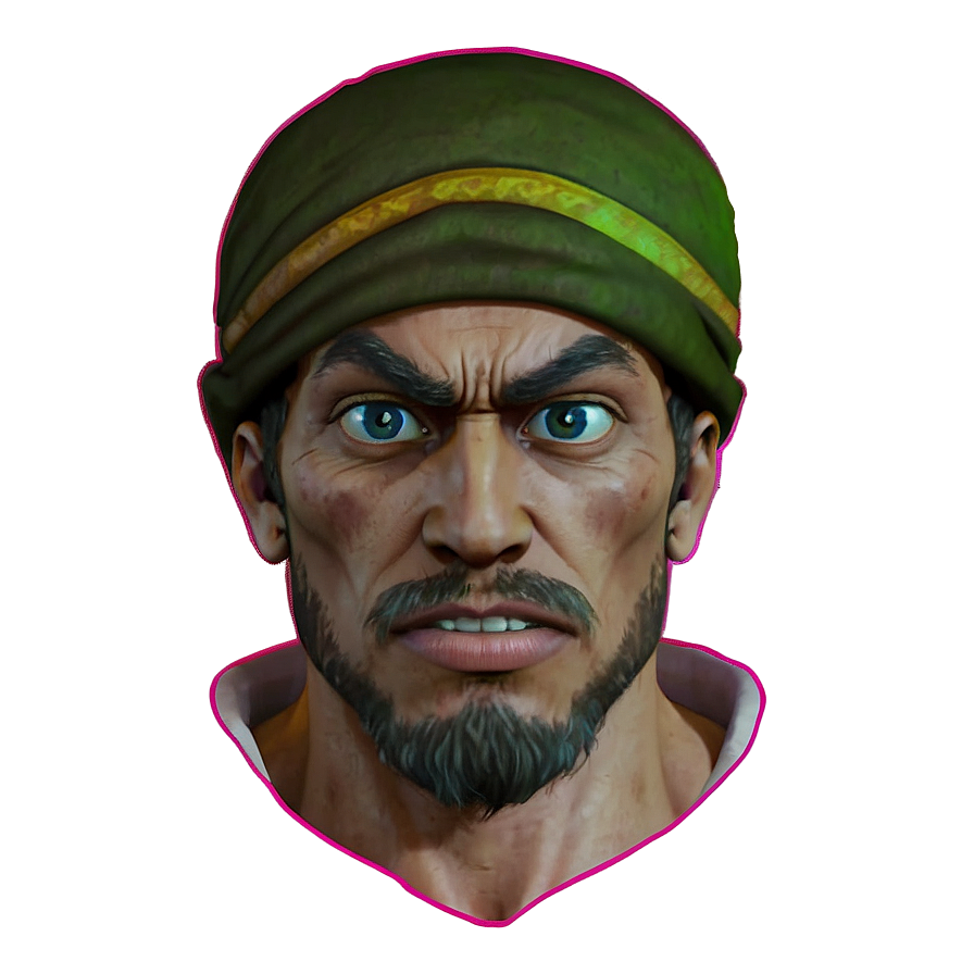 Anime Pirate Face Png 17