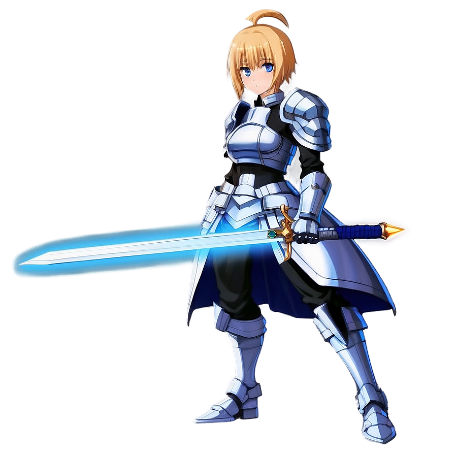 Anime Saber Warrior Png Qcd75