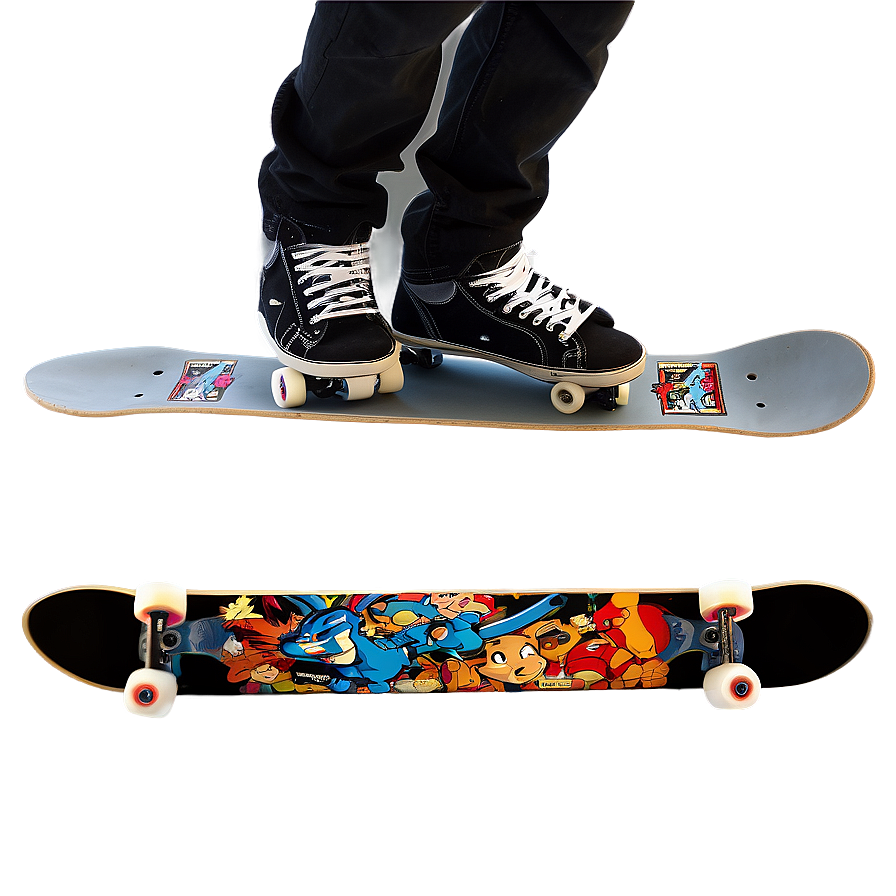 Anime Skateboard Deck Picture Png Pge