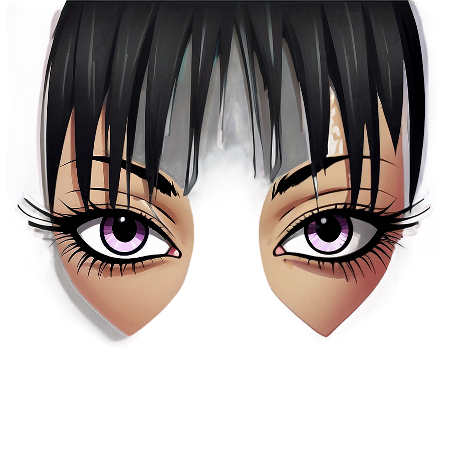 Anime Style Lashes Png 34