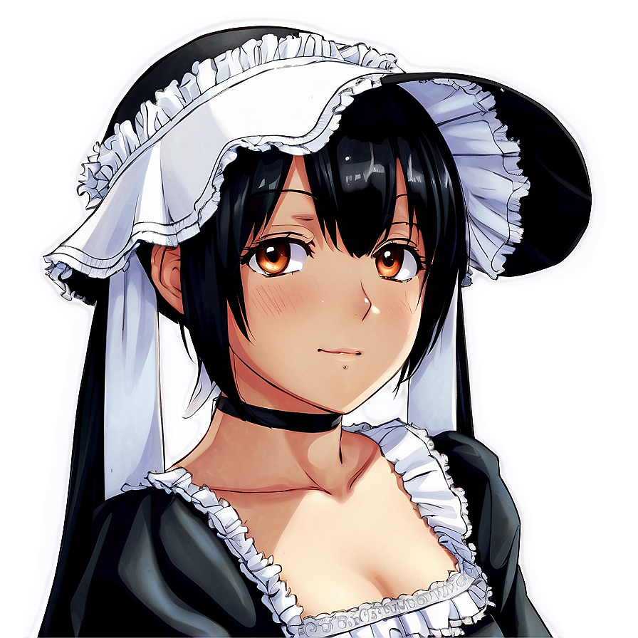 Anime Style Maid Hat Png Chc