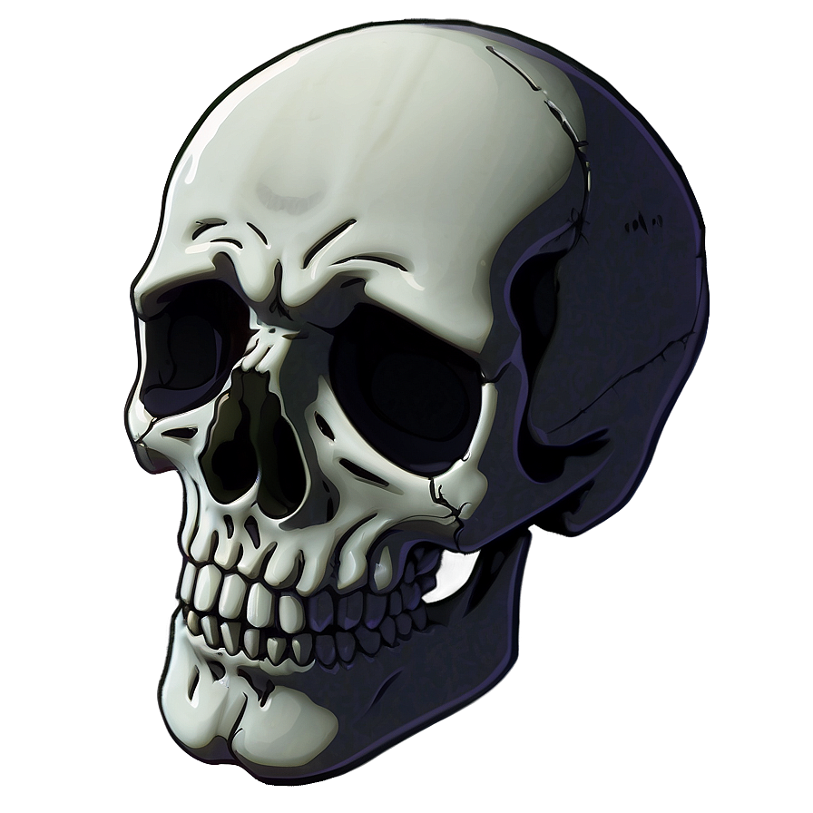 Anime Style Skull Face Png Yxl