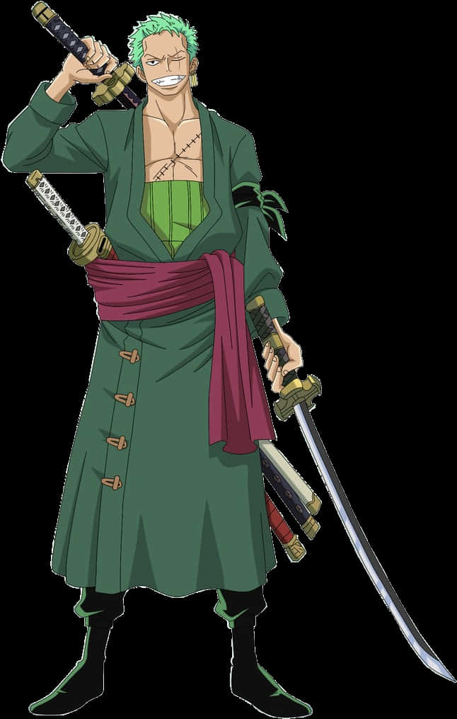 Anime Swordsman Zoro