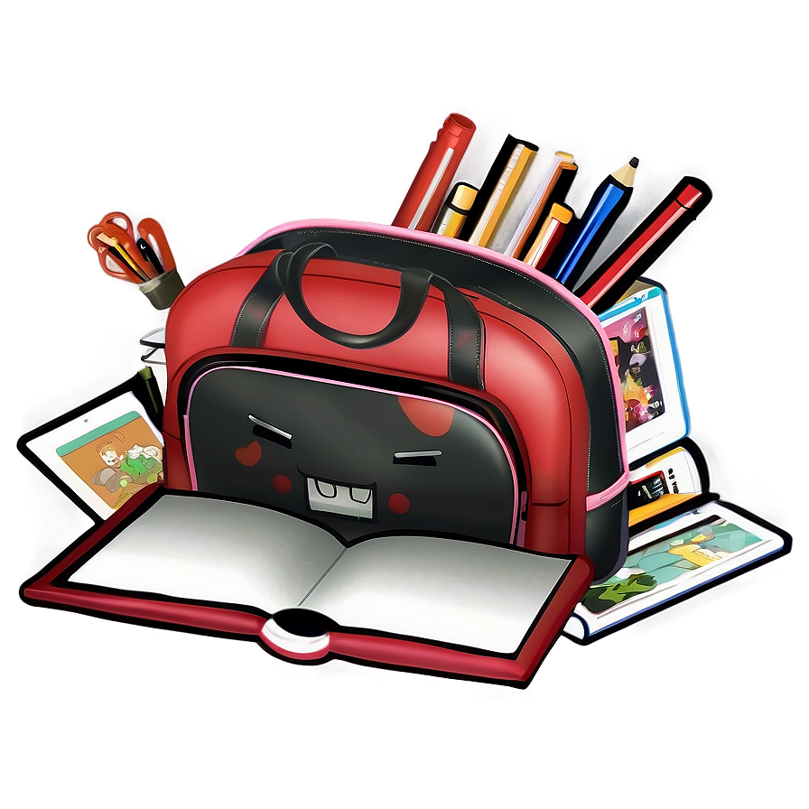 Anime-themed Book Bag Otaku Png 21