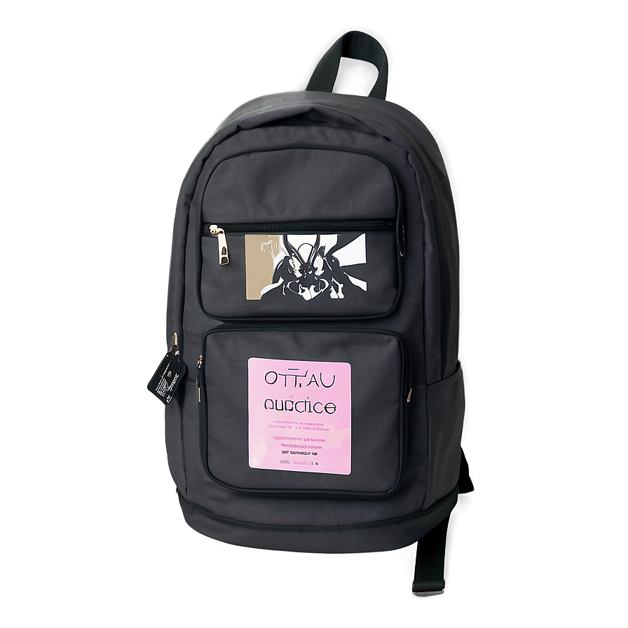 Anime-themed Book Bag Otaku Png Mal76