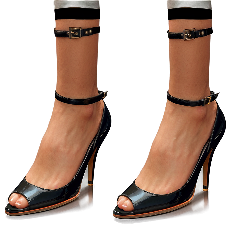 Ankle Strap Heel Png 06262024