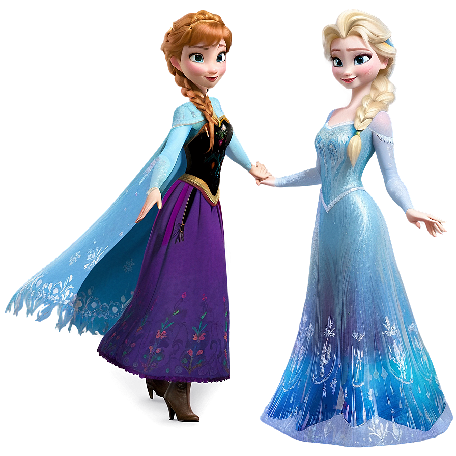 Anna And Elsa Frozen Png Imt