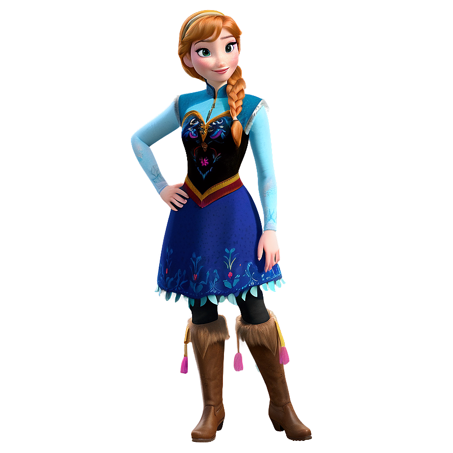 Anna Frozen Adventure Outfit Png Ndp96