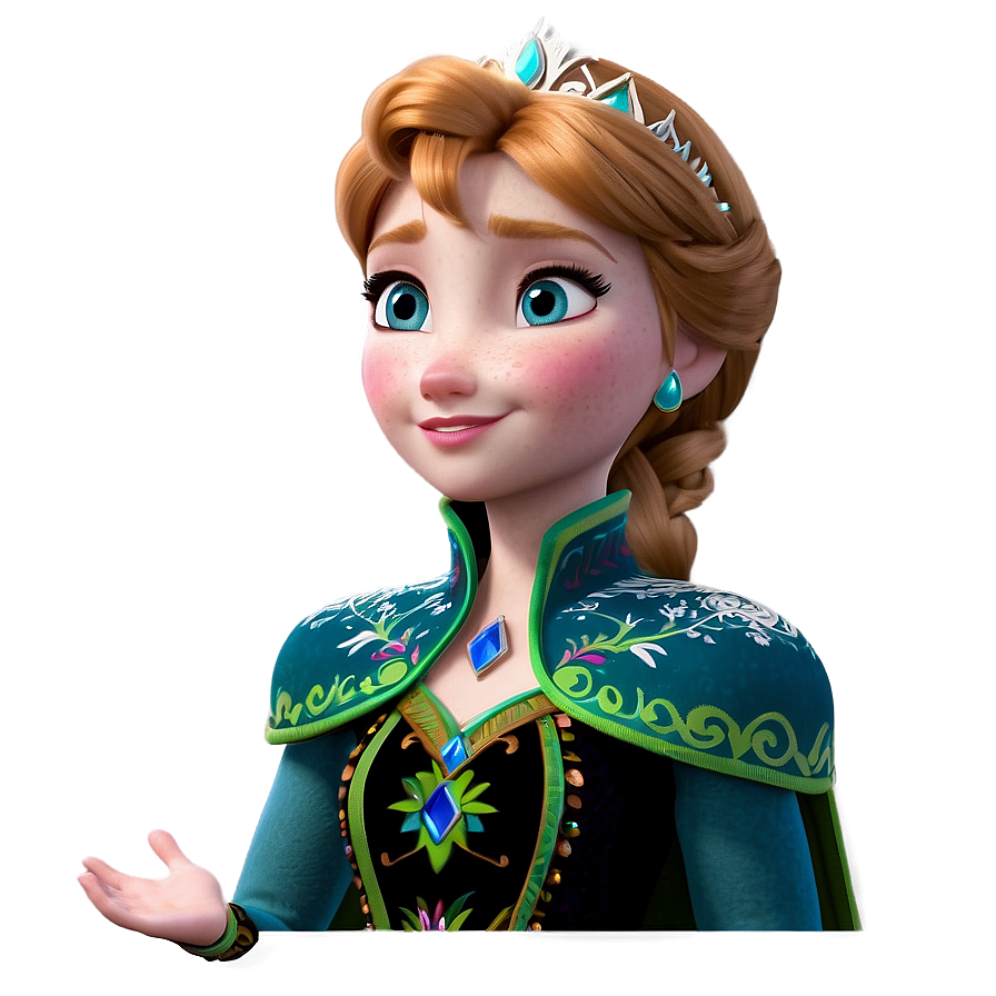 Anna's Coronation Frozen 2 Png 21