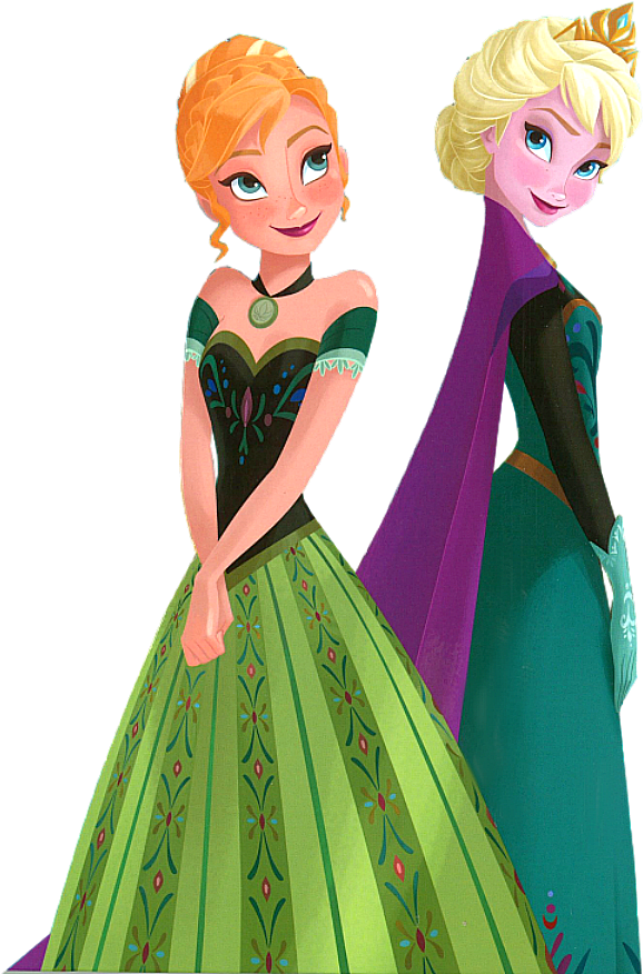 Annaand Elsa Frozen Characters