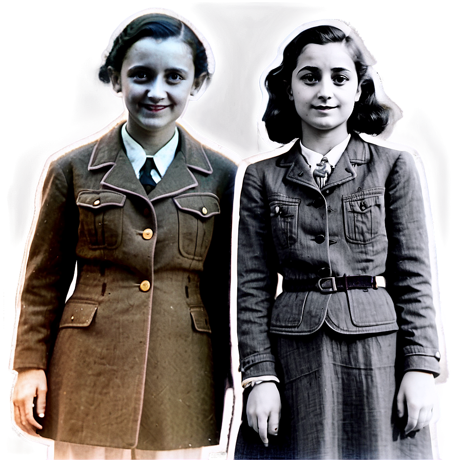 Anne Frank And Family Png Dov