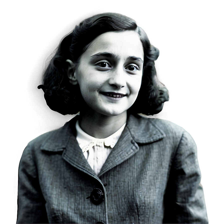 Anne Frank Historical Photograph Png Kll