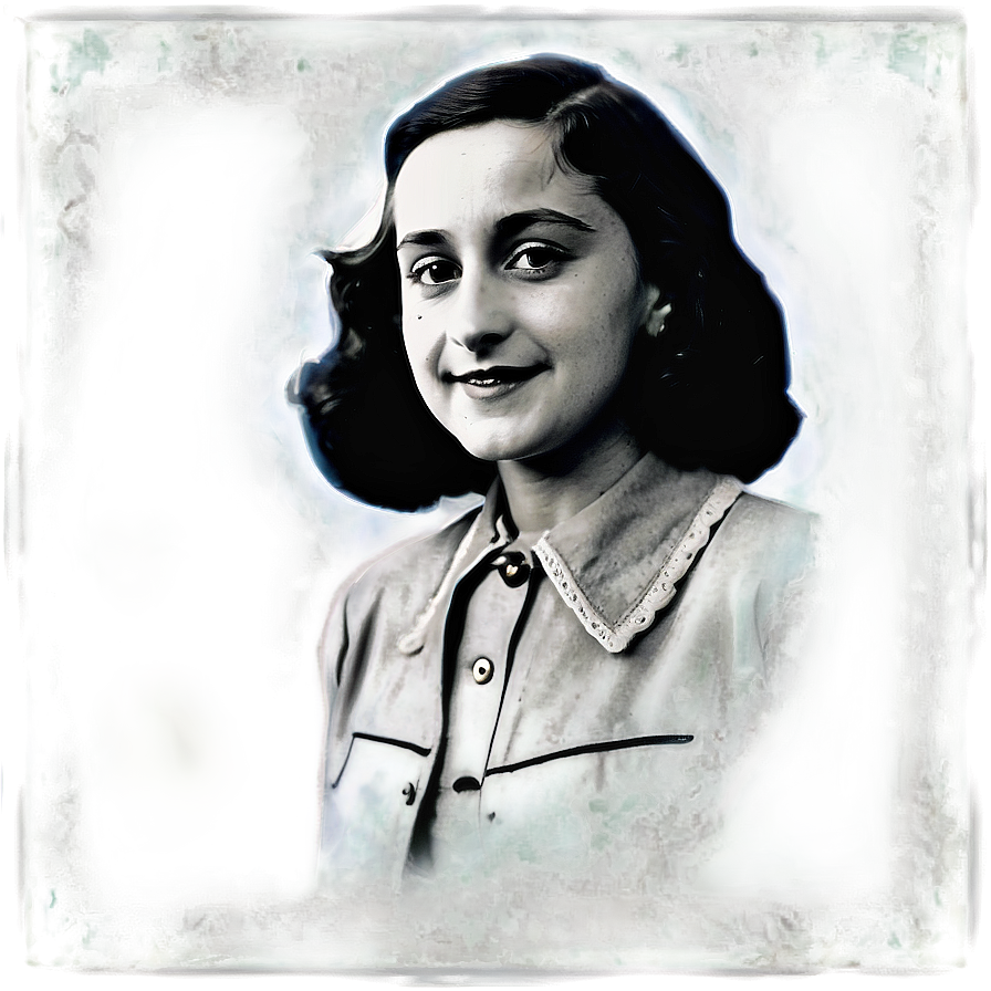 Anne Frank Portrait Png Ijk86