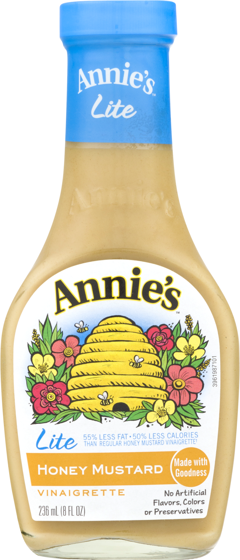 Annies Lite Honey Mustard Vinaigrette Bottle