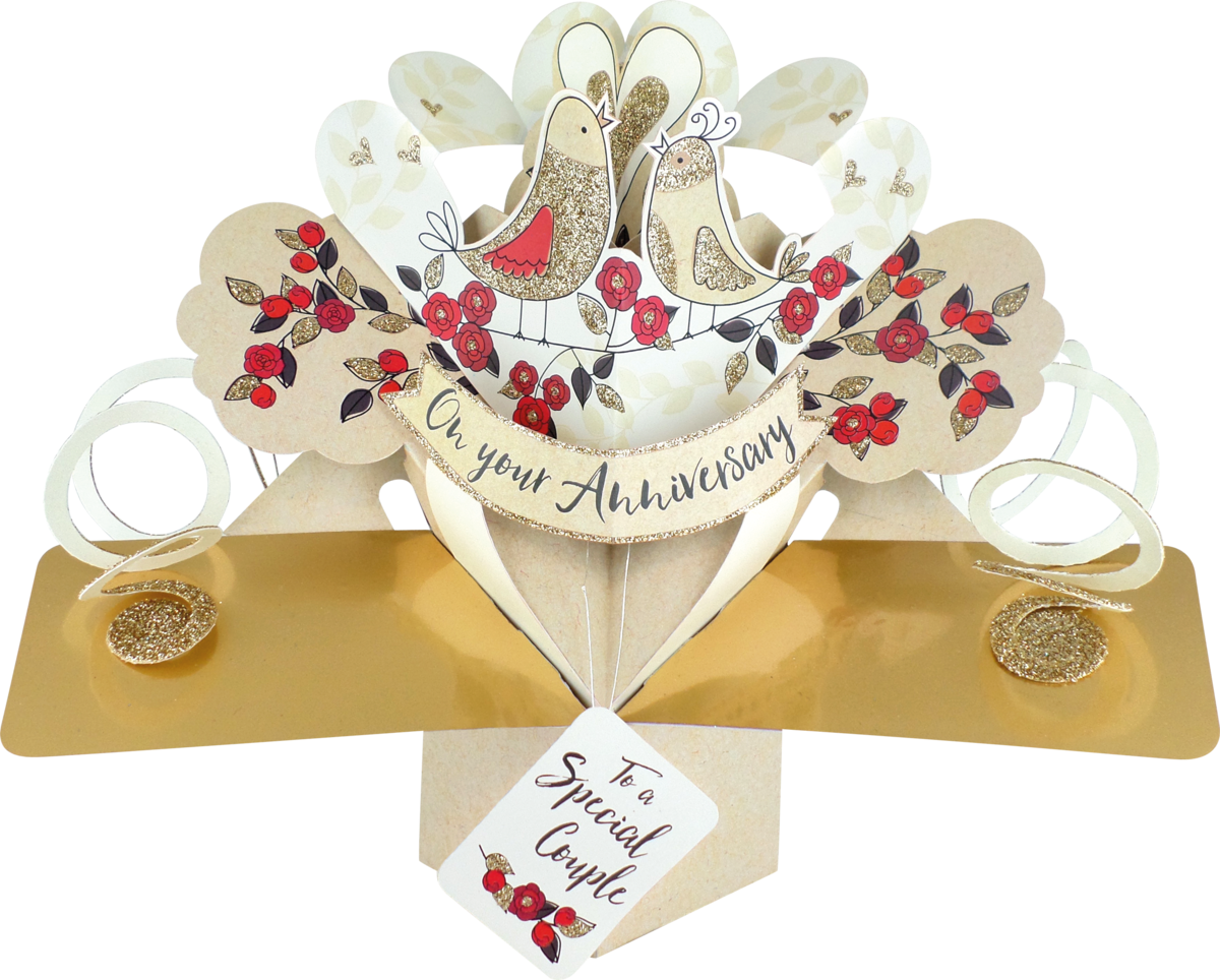 Anniversary Celebration Pop Up Card