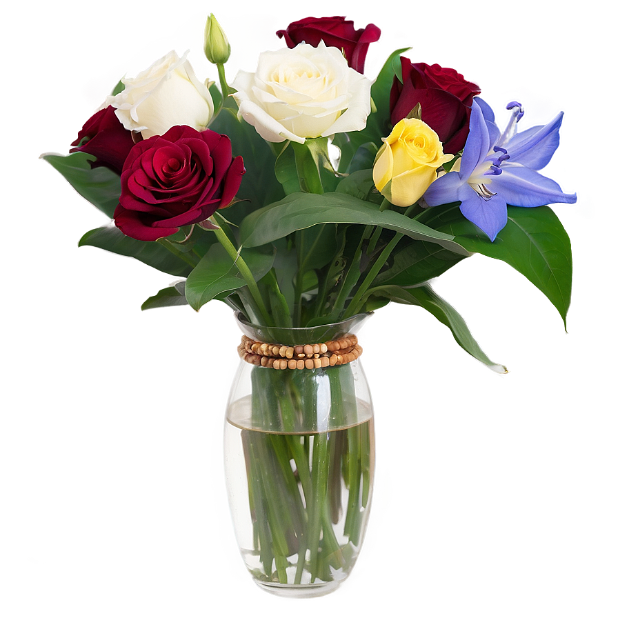 Anniversary Flowers In Vase Png 06272024