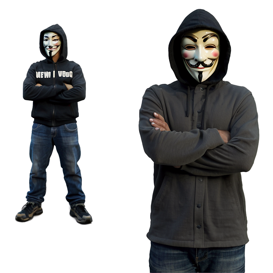 Anonymous Protester Png 06232024