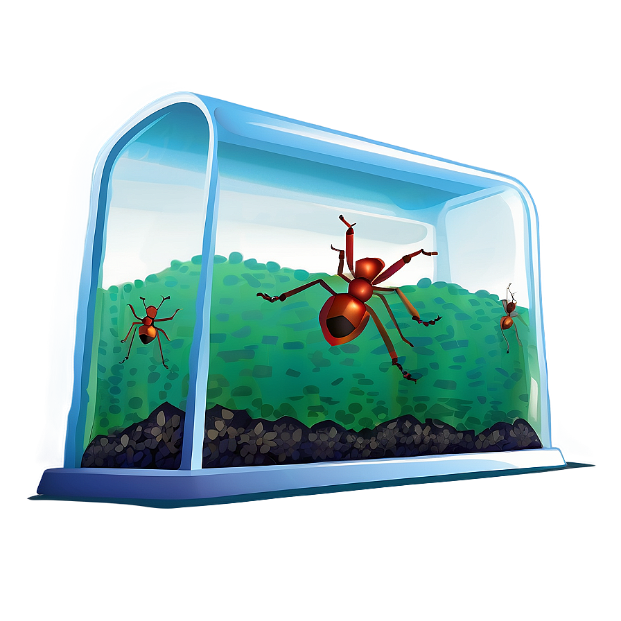 Ant Farm Illustration Png Bom