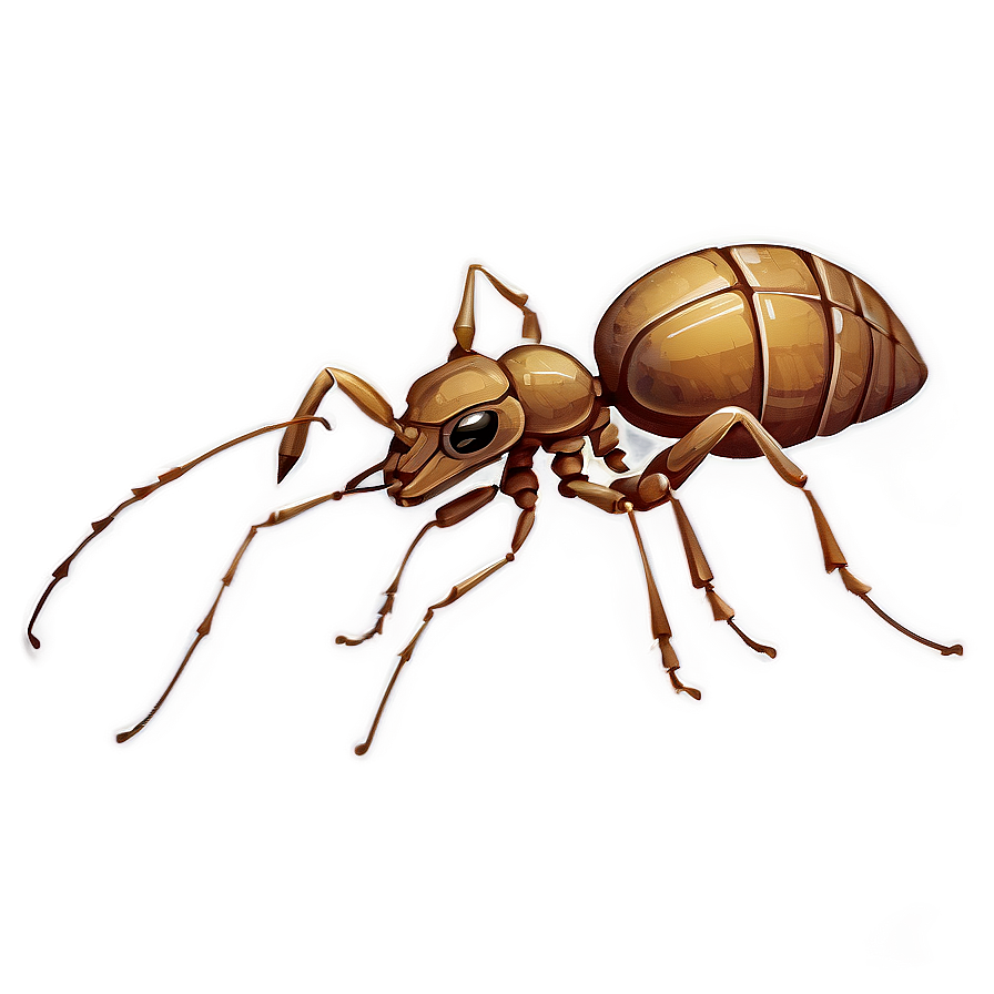 Ant Fossil Illustration Png Wtl86