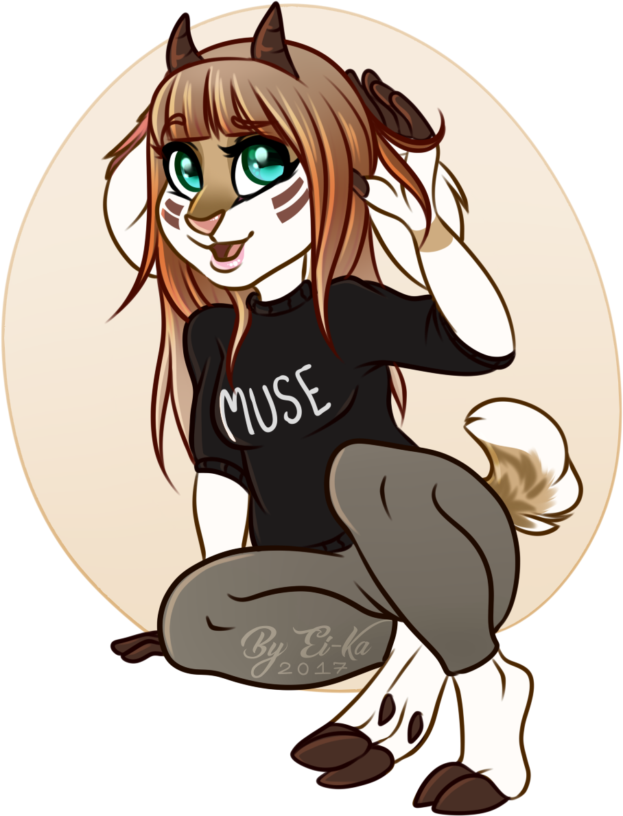 Anthropomorphic Cat Artwork Muse Shirt