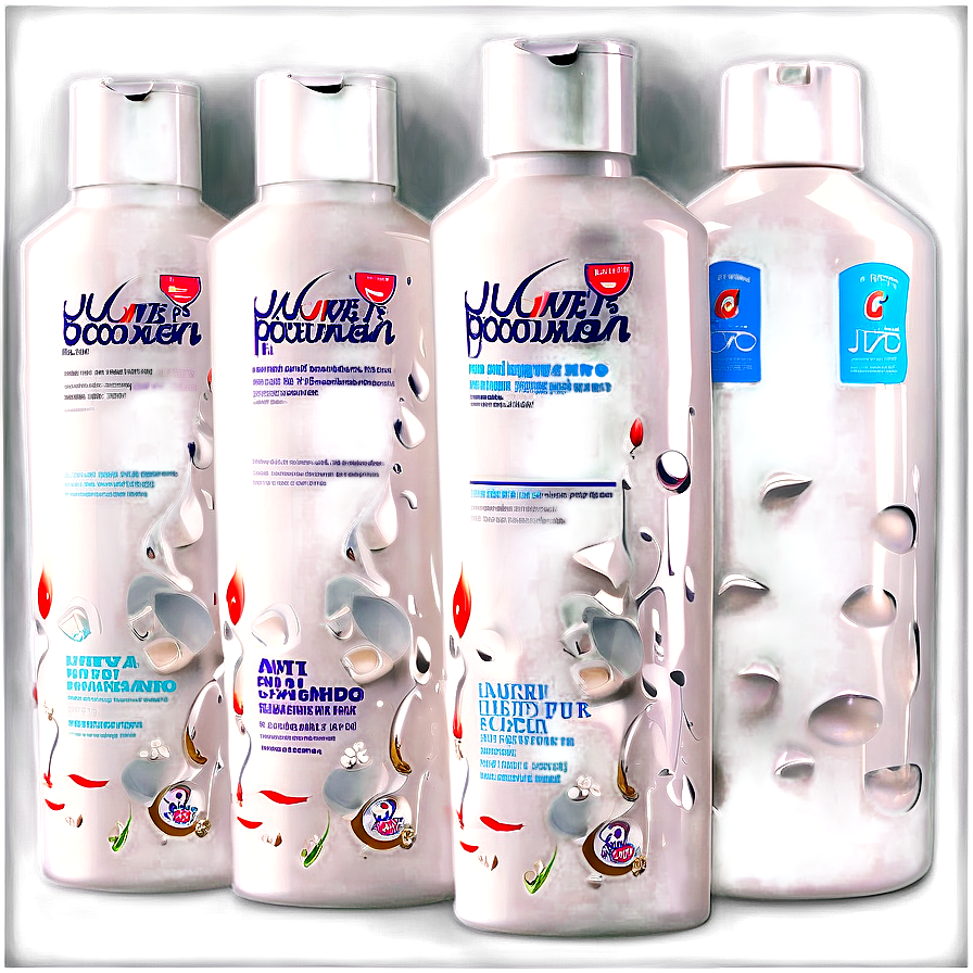 Anti-dandruff Shampoo Bottle Png 4