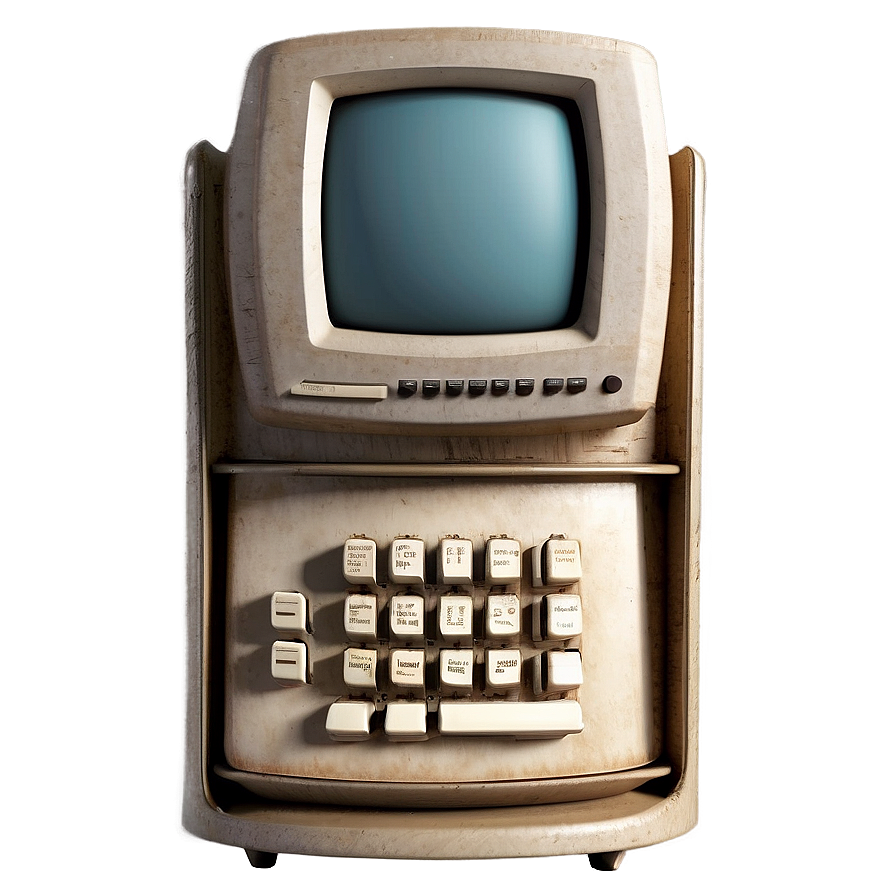 Antique 90s Computer Model Png Ypm