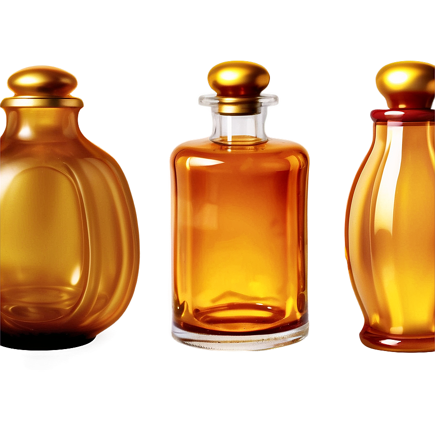 Antique Amber Bottle Png 06242024