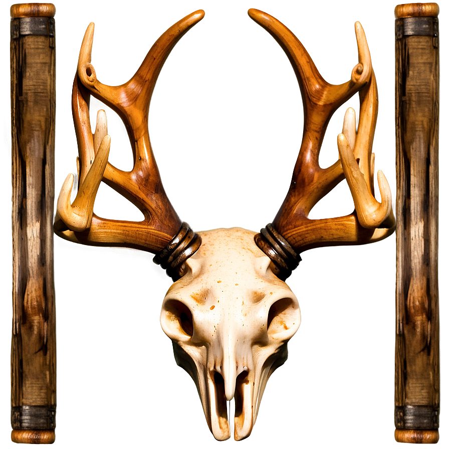 Antique Antler Carving Png Axf