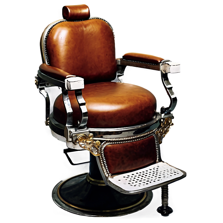 Antique Barber Chair Png Neq