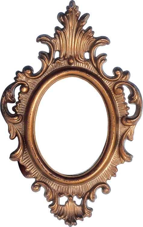 Antique Baroque Wood Frame