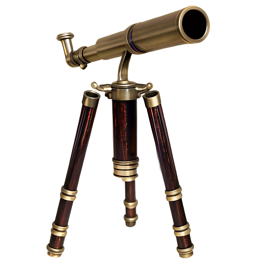 Antique Brass Telescope Png Rna