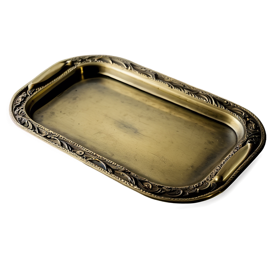 Antique Brass Tray Png Uho