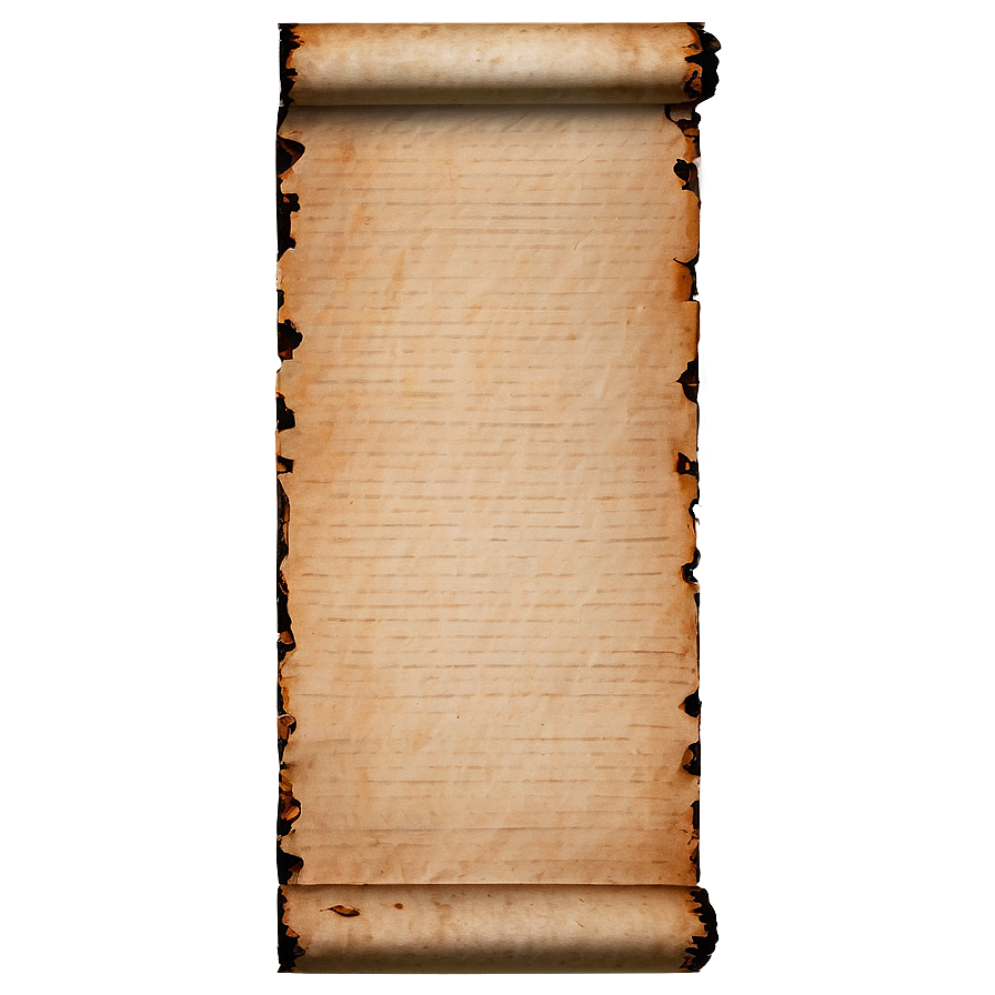 Antique Burned Paper Png 06122024