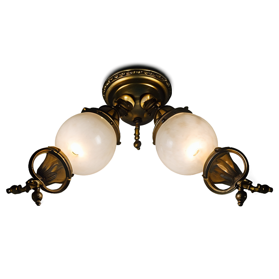 Antique Ceiling Light Png Qtf