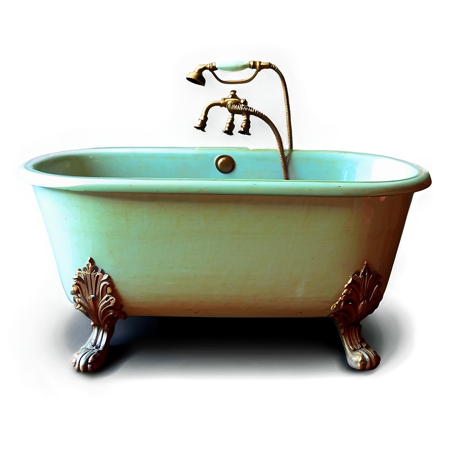 Antique Clawfoot Tub Charm Png Acv