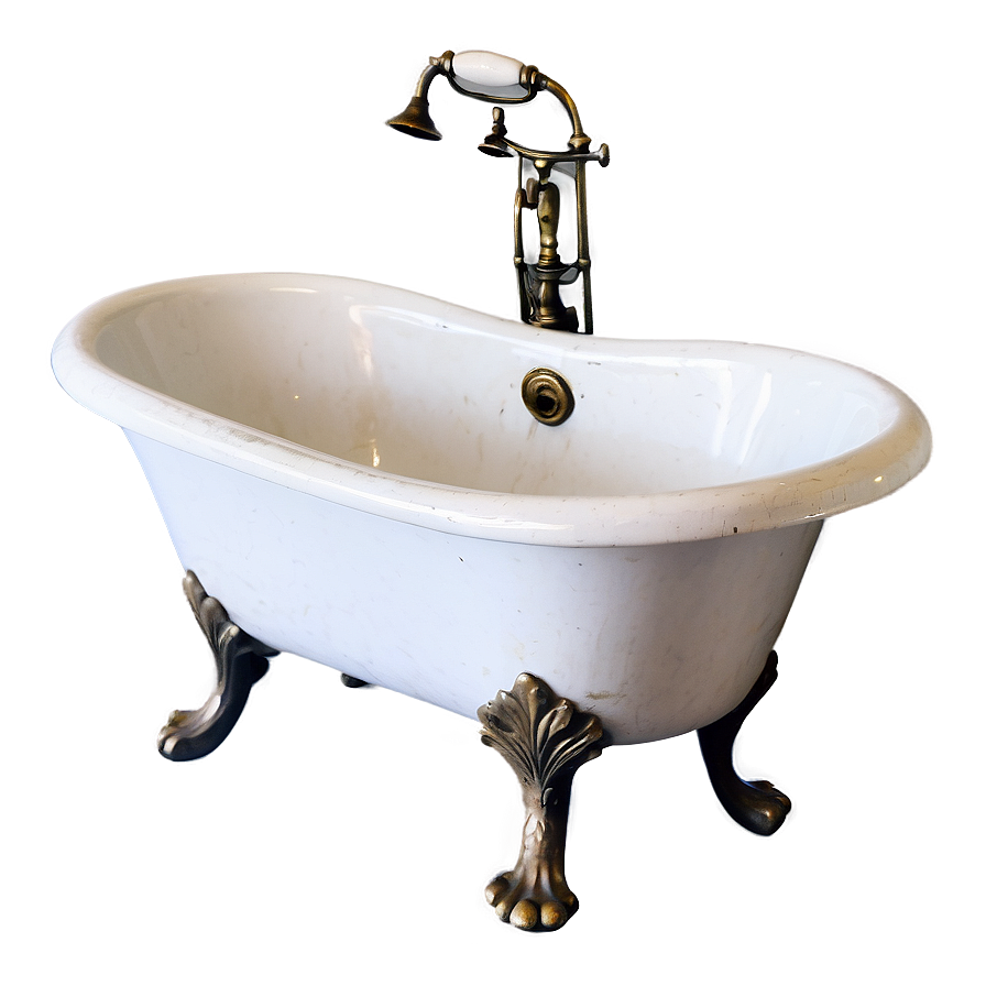 Antique Clawfoot Tub Charm Png Vll