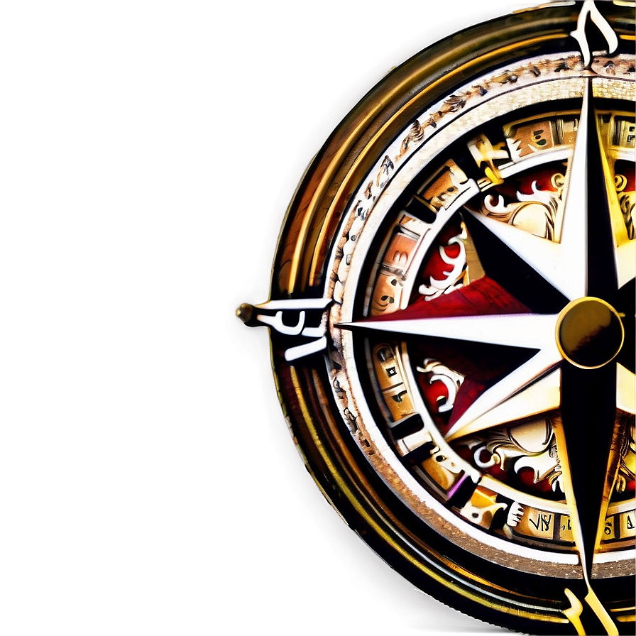 Antique Compass Rose Png 05042024