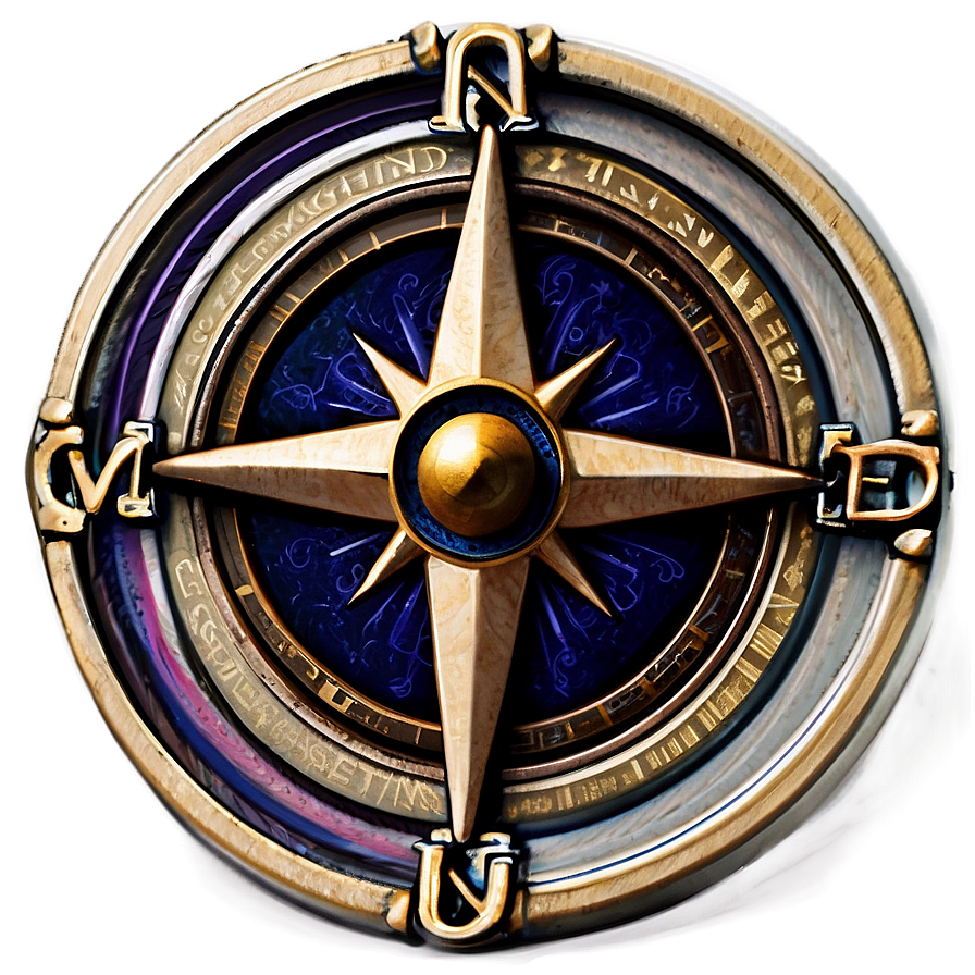 Antique Compass Rose Png 96