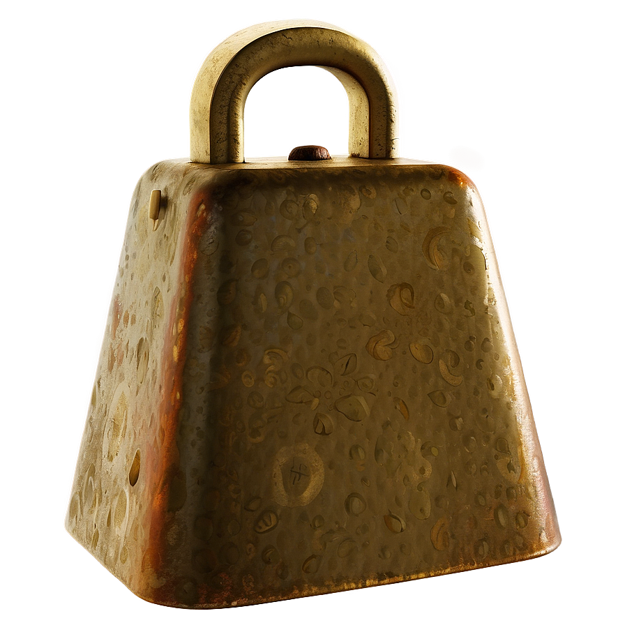 Antique Cowbell Texture Png 06132024