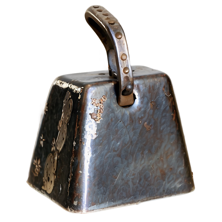 Antique Cowbell Texture Png Qvw