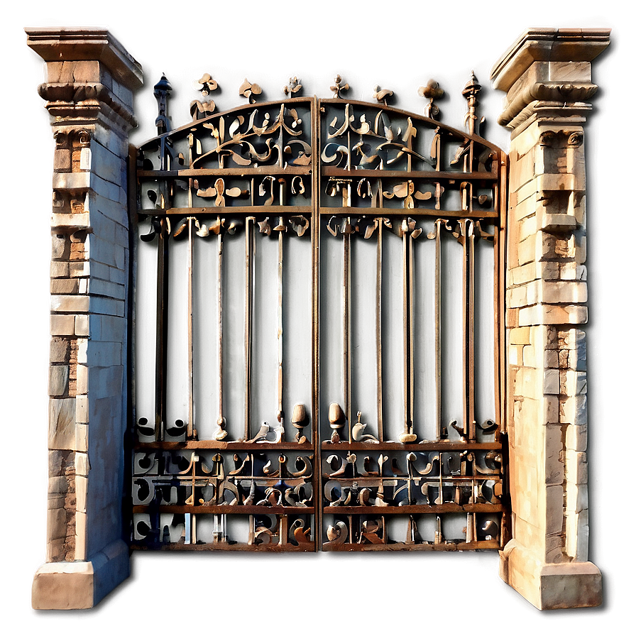 Antique Finish Gate Png 28