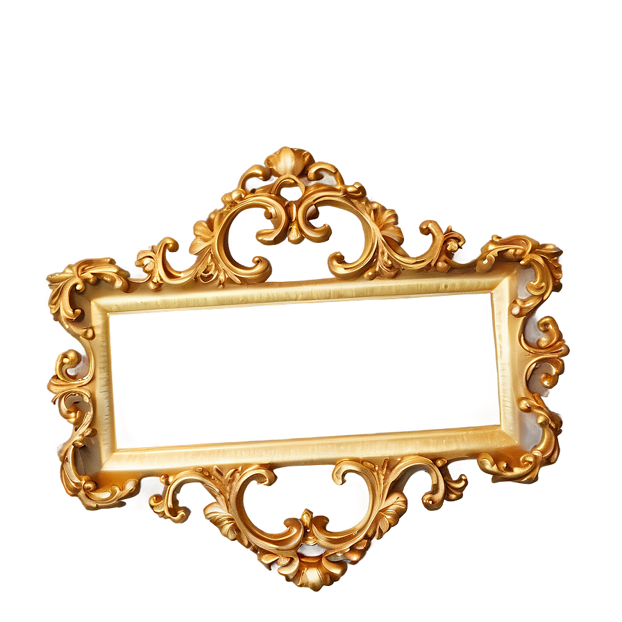 Antique Gold Frame Png 25