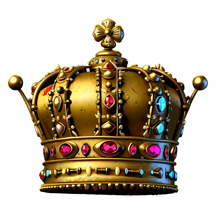 Antique Golden Crown Png 51