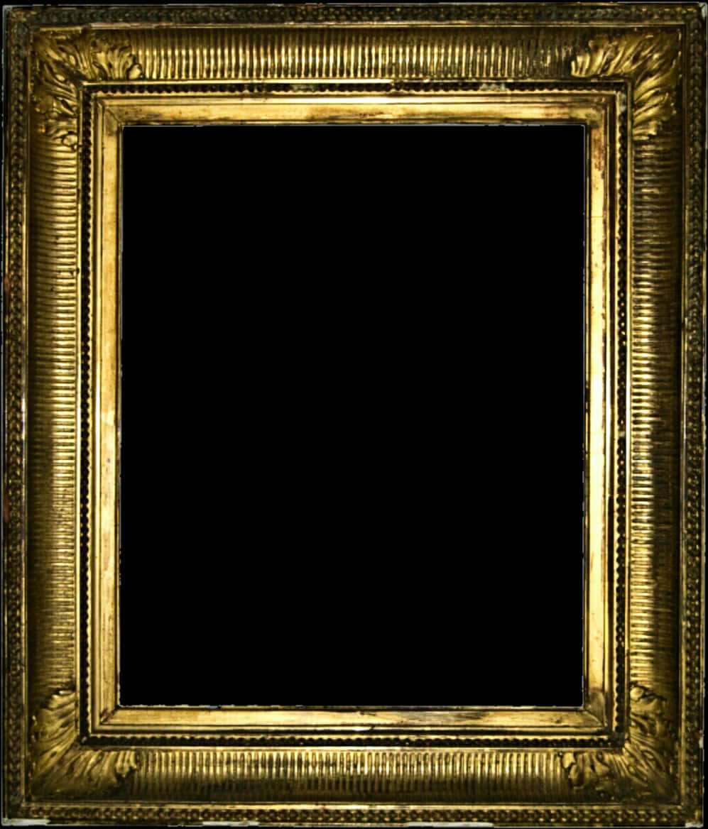 Antique Golden Picture Frame