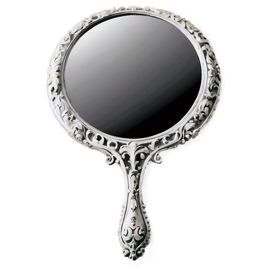 Antique Hand Mirror Png 06212024